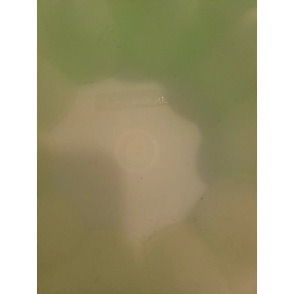 Vintage Tupperware mint‎ green 3 piece gelatin Jello Ice Ring Mold 9 x 4